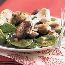 Mushroom Salad with red wine vinaigrette Recipe
