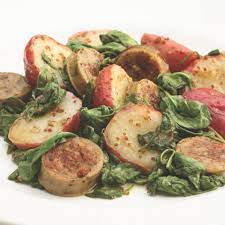 Warm Chicken Sausage & Potato Salad Recipe | EatingWell